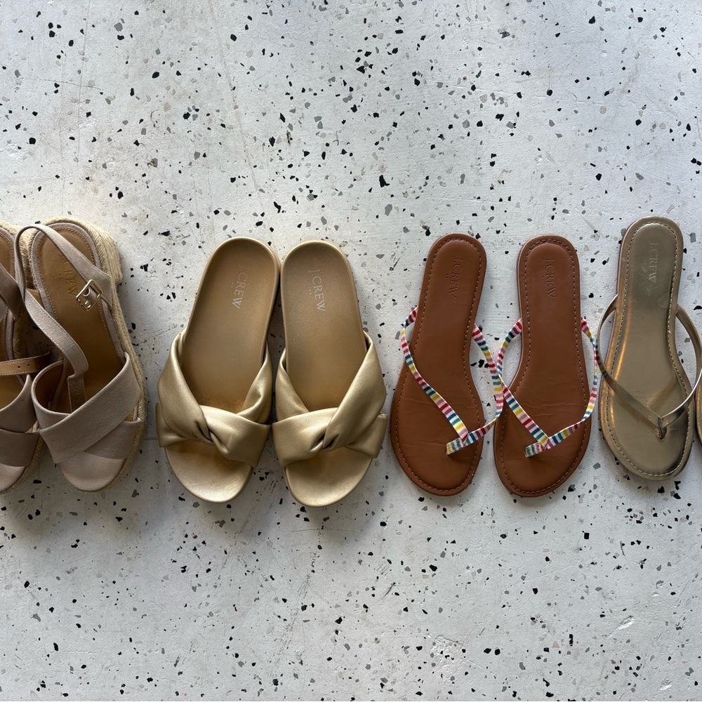J crew sandal bundle